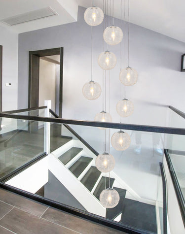 Wave Ball Simple Light Luxury Chandelier